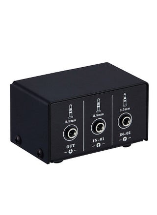 Audio Switcher 3.5Mm 2 In 1 Out / 1 In 2 Out A/B Switch Stereo Audio Splitter Box With No Distortion 3.5Mm Jack For Switching Between Computer Speakers And Headphones - pzsku/ZD8CF0CACBD50F9579B3EZ/45/_/1686054117/4eddfbb6-db15-46ae-8c7f-c9f645d66eae