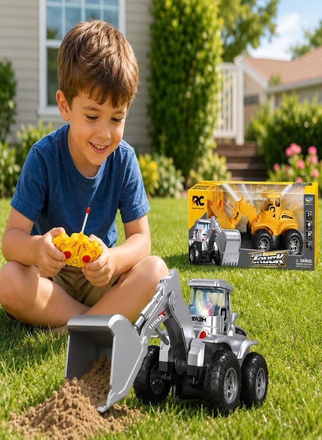 Amitasha Remote Control Excavator Truck Toy, 2.4GHz All‑Terrain Sand‑Friendly RC Construction Vehicle, 360° Spin Rotation, Long Playtime & Range, Birthday STEM Gifts for Ages 3+ - Image 2