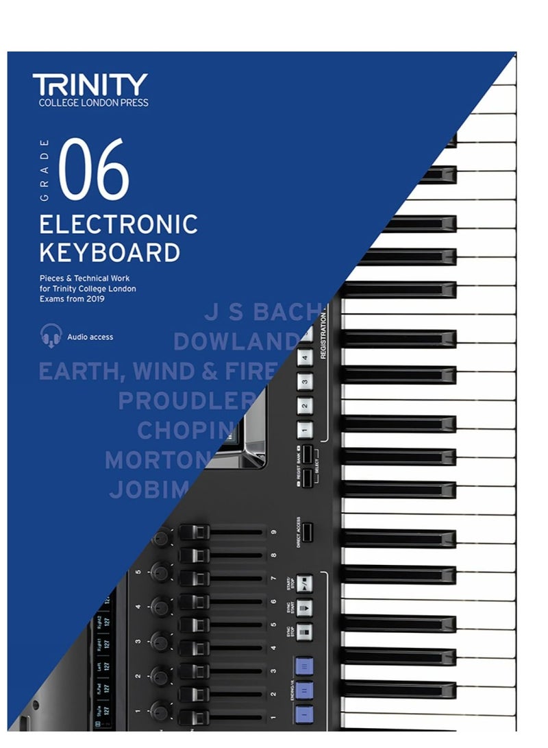 Trinity College London Electronic Keyboard Exam Pieces and Technical Work 2019 to 2022