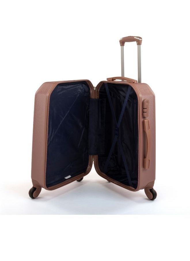 LIMRA - Luggage set 6 pieces travel Bags with a distinctive design from limra rosegold - Image 1