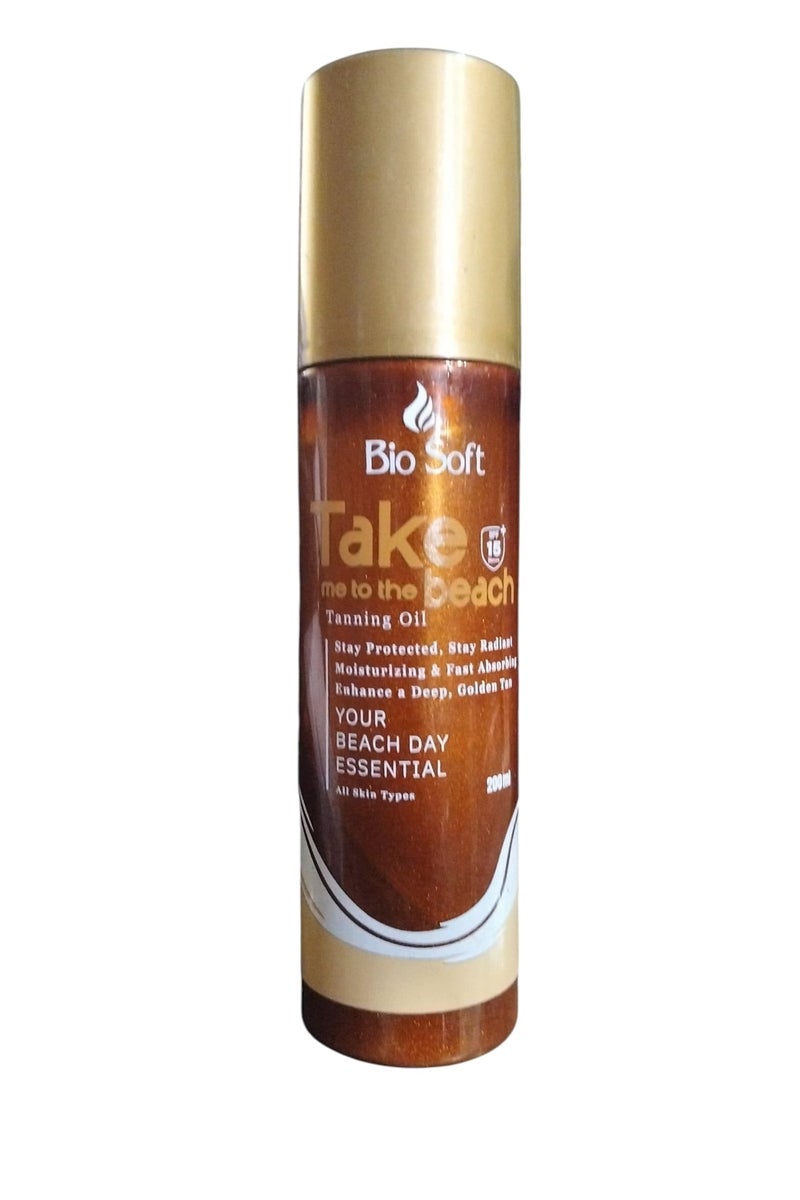 Bio Soft Take Me To The Beach Tanning Oil 200Ml