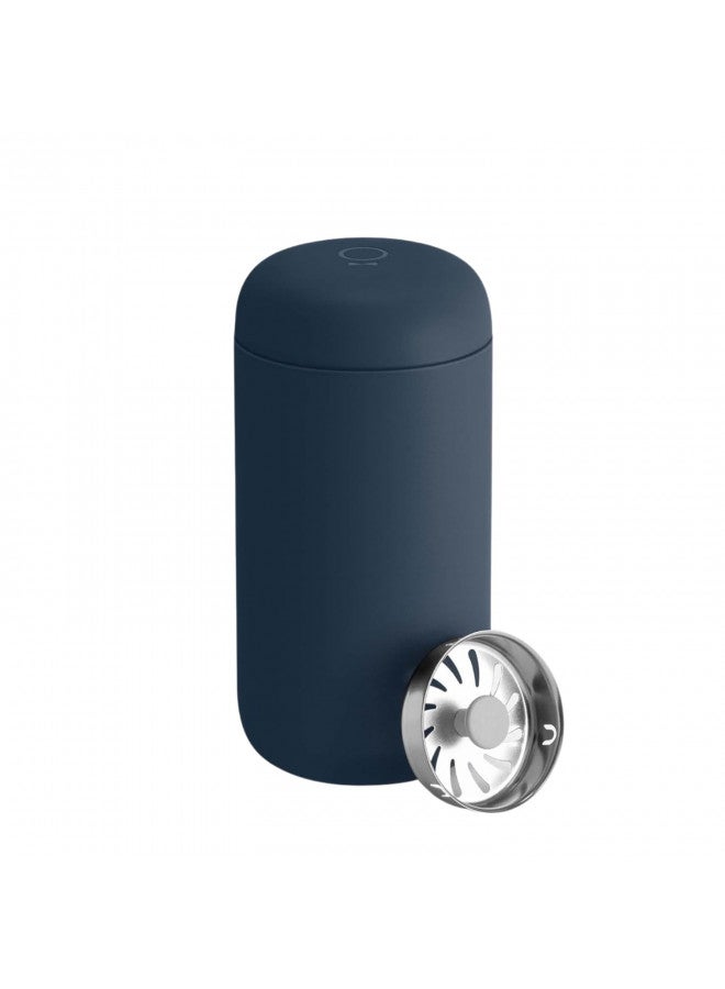 FELLOW Fellow 16 oz Carter Move Travel Mug - Vacuum-Insulated Stainless Steel Travel Coffee Mug - Coffee Tumbler with Ceramic Interior and Splash Guard - Stone Blue  - Image 1