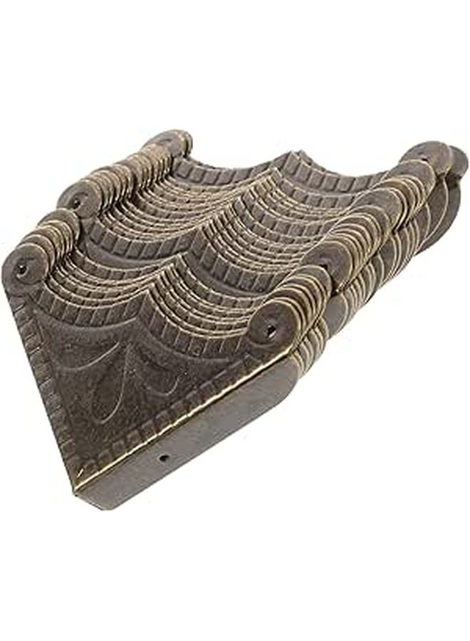 30 Pcs Metal Corner Protectors for Furniture Box Edges Vintage Decorative Guards With Screws Cabinet and Wooden Box Corner Covers Home Safety Decoration - Image 1