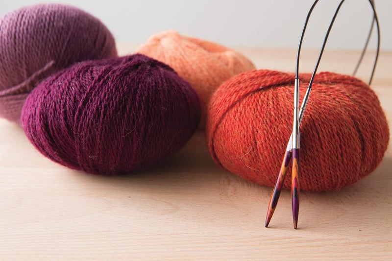KnitPicks Options 2-3/4" Short Tip Interchangeable Wood Knitting Needle Set (Radiant) - Image 4