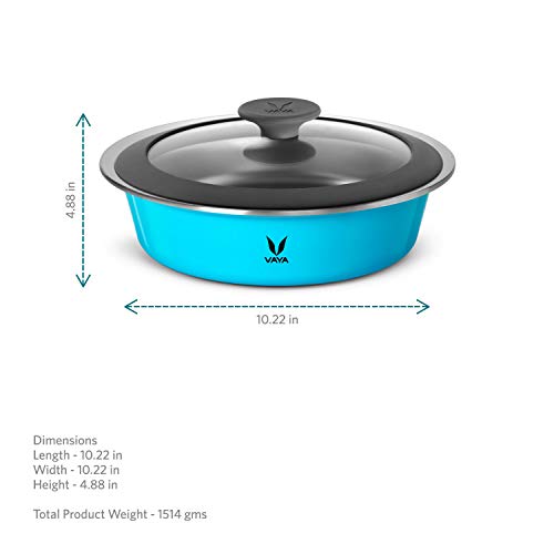 VAYA HauteCase Premium Stainless Steel Casserole with Glass Lid to Serve Roti,1100ml Vacuum Insulated Steel Hot Box Keeps Food Hot & Fresh, Kitchen Hot Pot Improves Dining Table Decor,Iris Purple - Image 5