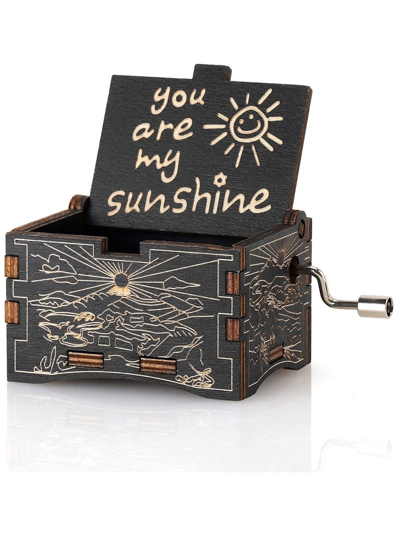 صندوق موسيقى You Are My Sunshine هدية حب له اقتباساتها هدايا للأم والابنة والزوجة والزوج والأب أو الجد