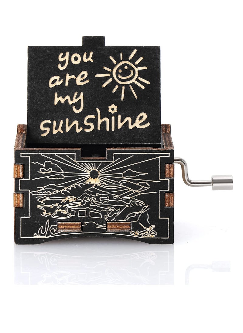 صندوق موسيقى You Are My Sunshine هدية حب له اقتباساتها هدايا للأم والابنة والزوجة والزوج والأب أو الجد