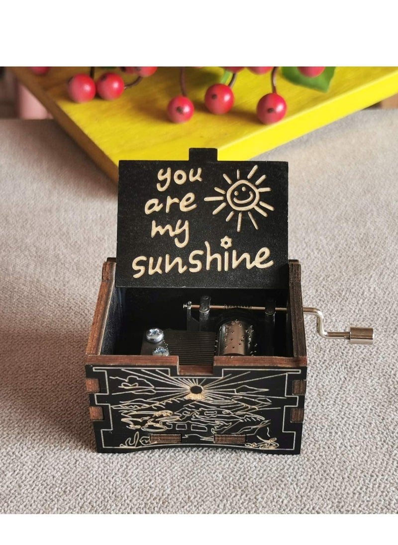 صندوق موسيقى You Are My Sunshine هدية حب له اقتباساتها هدايا للأم والابنة والزوجة والزوج والأب أو الجد