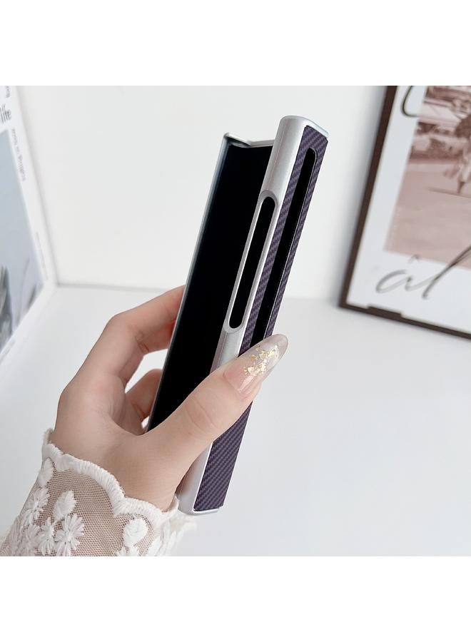 اس-توب جراب لهاتف Huawei Mate XS 2 مصنوع من ألياف الكربون كيفلر فائق النحافة ومقاوم للصدمات - Image 4