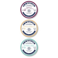 C. O. Bigelow CO Bigelow All Purpose Salves Variety Pack of 3 Lip Balm Tins for Chapped Lips  Dry Skin Coco Vanilla Apple Herbal Mint Moisturizing Lip and Skin Salves 08 oz each 