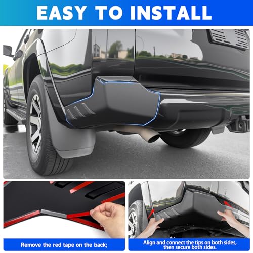 Titibett Rear Bumper Cover Fits for 2014-2024 Toyota 4Runner Bumper Protector Compatible with 4Runner Exterior Accessories Rear Bumper Corner Guard (Exclude TRD Sport Limited) - Image 5
