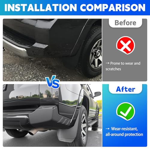 Titibett Rear Bumper Cover Fits for 2014-2024 Toyota 4Runner Bumper Protector Compatible with 4Runner Exterior Accessories Rear Bumper Corner Guard (Exclude TRD Sport Limited) - Image 2
