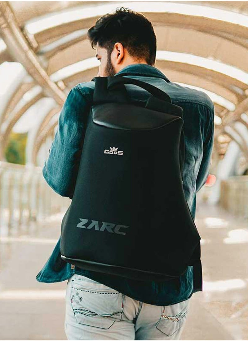 جودز - ZARC حقيبة كمبيوتر محمول - 22 L المضادة للسرقة التقنية على ظهره | الوصول السريع متعددة جيوب 15.6 بوصة قسط السفر على ظهره للرجال والنساء | كلية، مكتب، حقيبة صديقة للأمتعة مع 180 درجة تصميم الافتتاح - Image 1