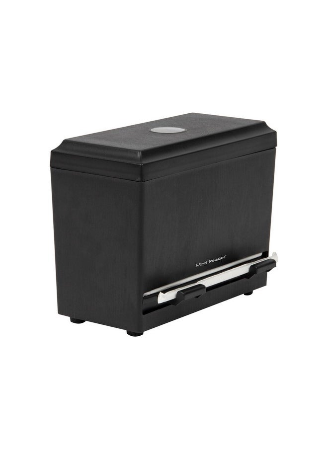 Mind Reader Mind Reader Straw Dispenser, Pencil Dispenser, Classroom Must Have, Restaurant Supply, Plastic, 9.25"L x 4.5"W x 7.5"H, Black  - Image 1