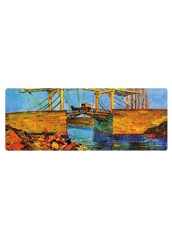 BURAQ 300x800x1.5mm Unlocked Am002 Large Oil Painting Desk Rubber Mouse Pad(Carriage)  - Image 1