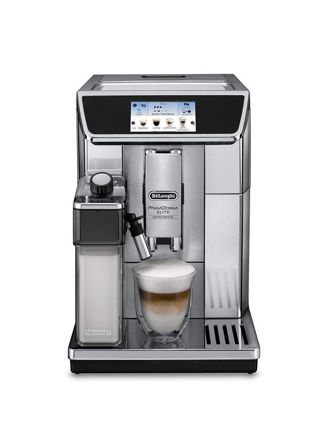 ديلونجي ماكينة تحضير الإسبريسو ECAM650 أسود/فضي - Image 1