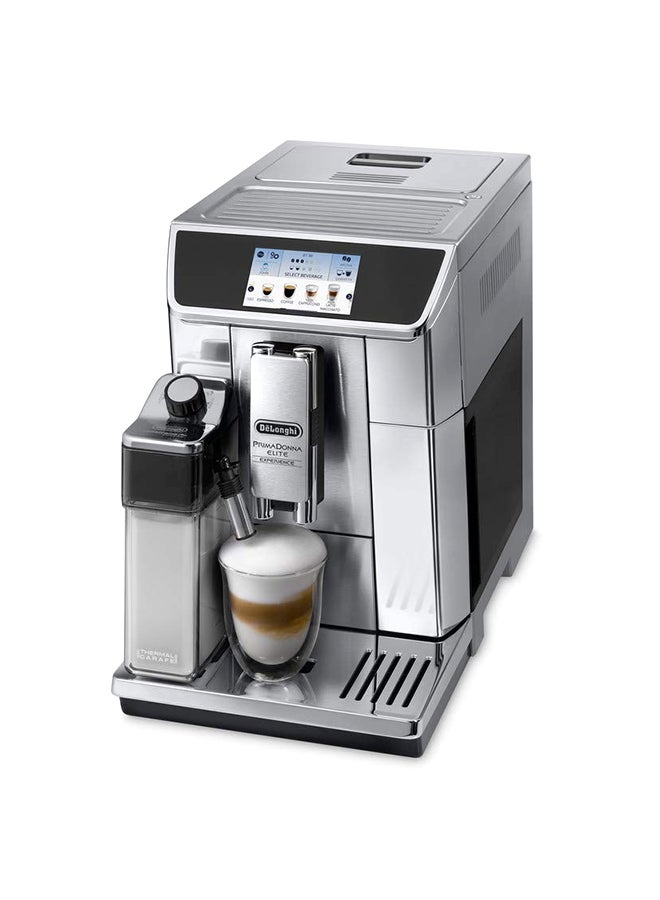 ديلونجي ماكينة تحضير الإسبريسو ECAM650 أسود/فضي - Image 2