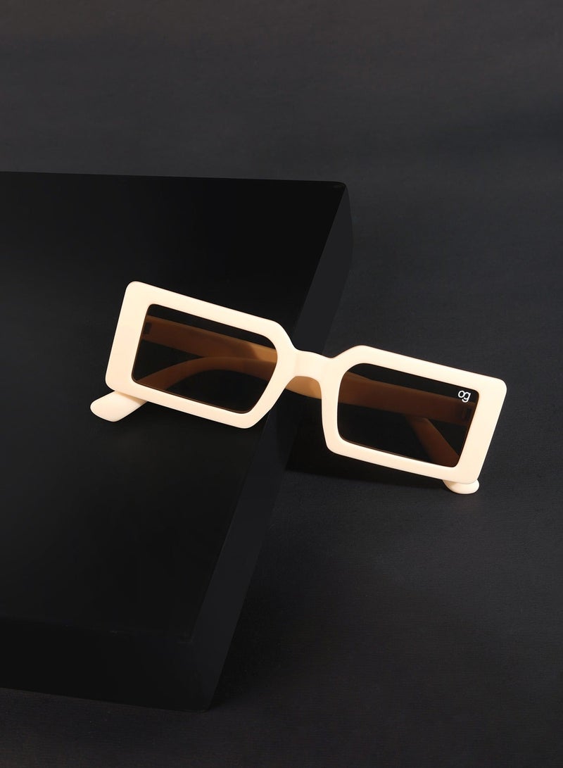 Woggles UV Protection Rectangle Sunglasses| Men & Women - Image 1