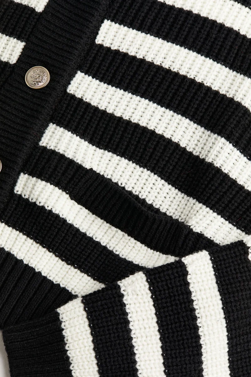 اتش اند ام كارديغان محبوك بتصميم مرن