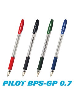 PILOT Pilot BPS-GP Fine Ballpoint Pen Black, Blue, Green & Red 0.7mm  - Image 2