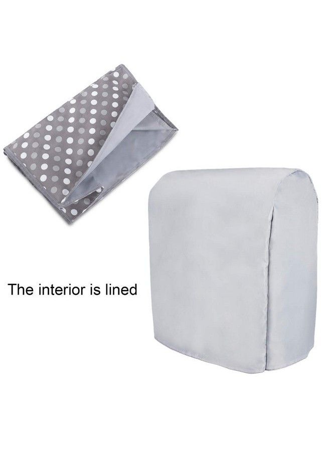LUXJA - Dust Cover Compatible With 68 Quart Stand Mixer Cloth Cover With Pockets For Stand Mixer And Extra Accessories (Compatible With 68 Quart Stand Mixer) Gray Dots - Image 1
