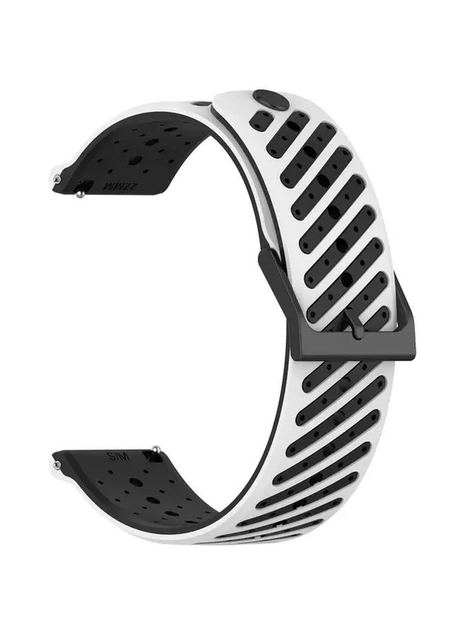 Soft Strap Breathable Wristband with Slanted Holes 22MM Gravel Lime - Image 3