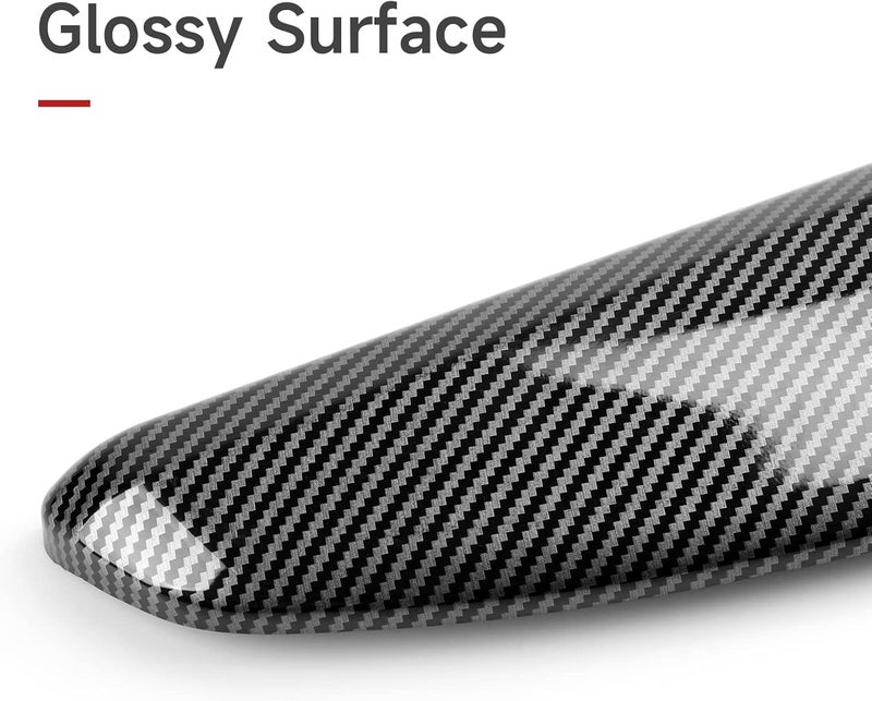 BRMYL Side Gear Shift Panel Strips Decals for Honda Accord 10th Gen (2018-2022) - ABS Carbon Fiber Interior Stickers - Image 5