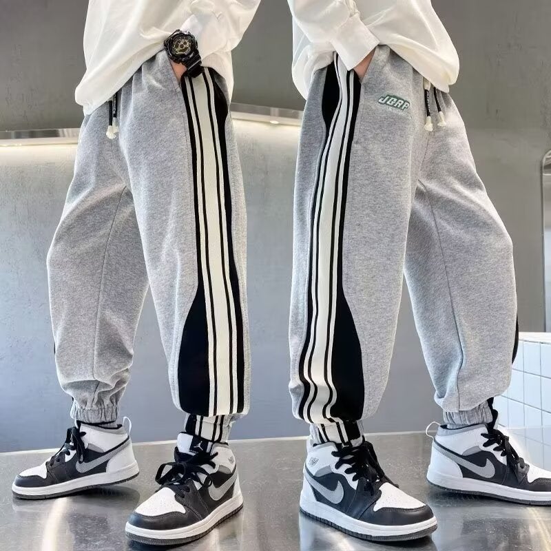 Children'S Wear Boy'S Pants Sweatpants Large Children'S Sports Pants Trousers Little Boy'S Pants Loose Casual Handsome - Image 3