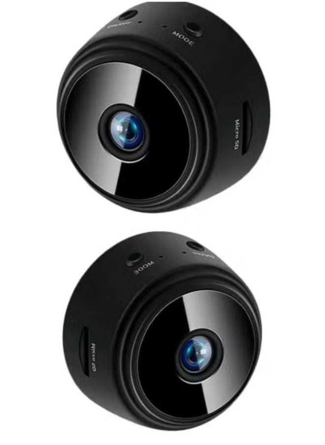 TIGER 2 PACK WiFi Mini Magnetic A9 Wireless Security Cameras – Full HD 1080P Portable Indoor Cameras with Motion Detection, Night Vision & Real-Time Alerts – Compact Wireless Surveillance for Home, Office & Business – Easy Remote Access via App – Ideal for Discreet 24/7 Monitoring  - Image 1