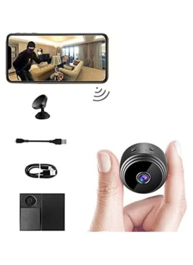 TIGER 2 PACK WiFi Mini Magnetic A9 Wireless Security Cameras – Full HD 1080P Portable Indoor Cameras with Motion Detection, Night Vision & Real-Time Alerts – Compact Wireless Surveillance for Home, Office & Business – Easy Remote Access via App – Ideal for Discreet 24/7 Monitoring  - Image 2