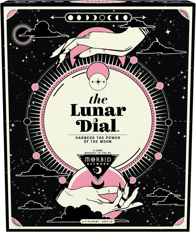 Goliath Morbid The Lunar Dial Game  Alter The Phases of The Moon Strategy Game Based on True Crime Podcast Morbid 24 Players Age 14 and Up - Image 1