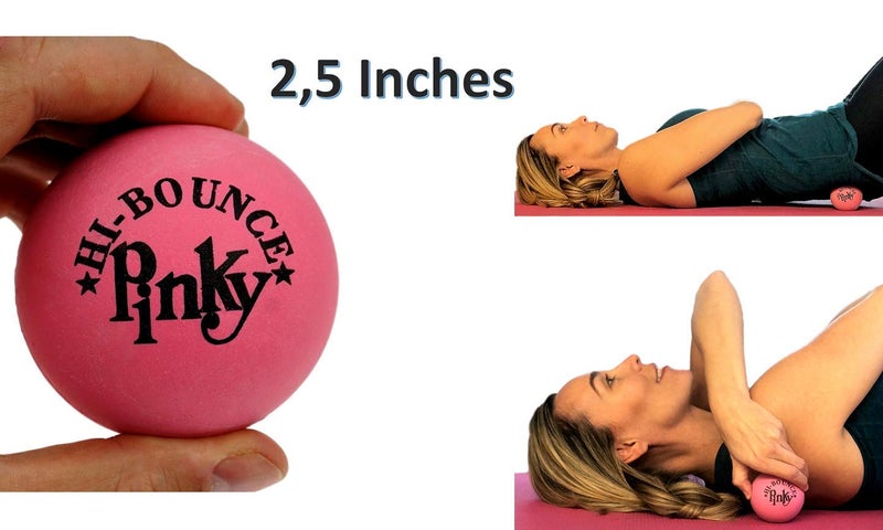 JA-RU Super Bounce Pinky Ball (1 Bouncy Ball) Outdoor Games & Indoor Playground Kids Toys. Massage Therapy Stress Balls. Sports Party Favors & Carnival Prizes in Bulk. 976-1p - Image 2
