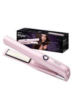 Beurer HS20 Cordless Rechargeable Hair Straightener, USB Charging Cable, 3 Fast-Heating Temperature Settings, Heat-Resistant Cover, Ideal For Travelling  - Image 1