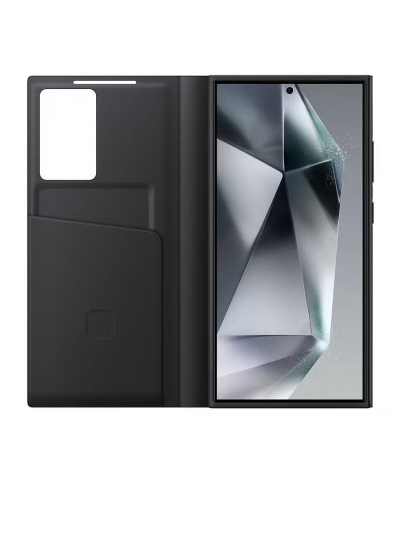 Galaxy S24 Ultra Smart View Wallet Case Black - Image 5