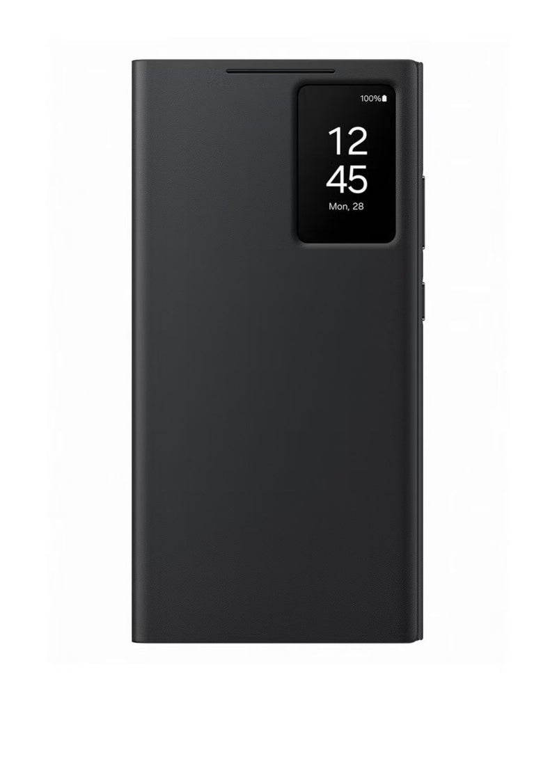 Galaxy S24 Ultra Smart View Wallet Case Black - Image 1