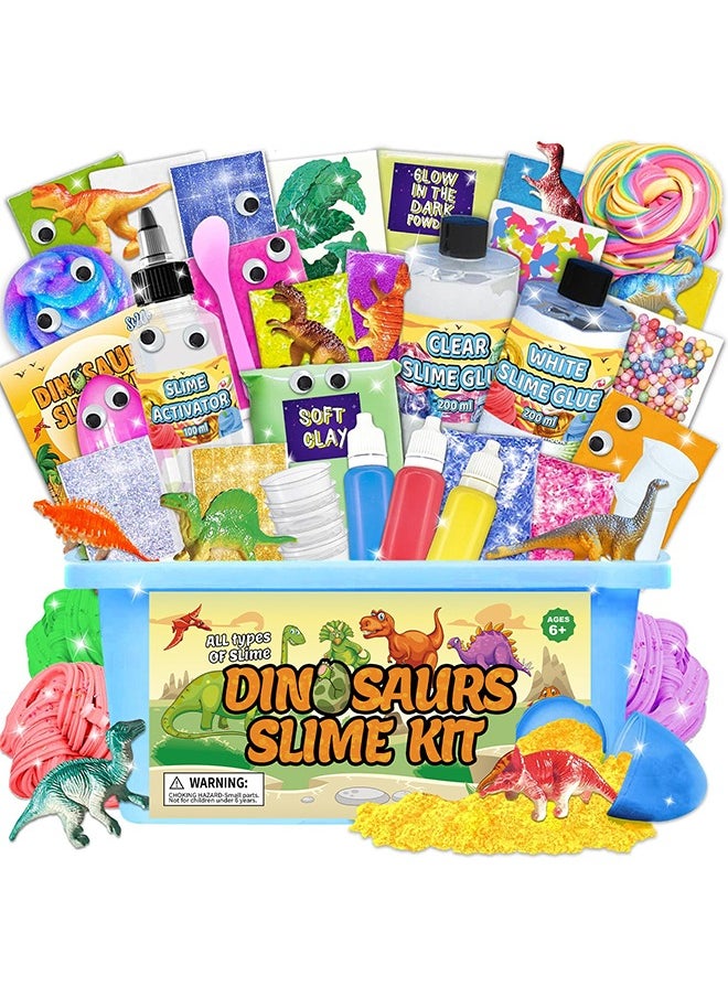 Beauenty DIY Slime Kit for Kids,Fluffy Slime Making Kit Toys for boys-Non-Sticky & Scented to Craft Butter Slime  - Image 1