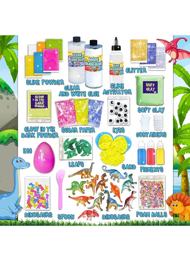 Beauenty DIY Slime Kit for Kids,Fluffy Slime Making Kit Toys for boys-Non-Sticky & Scented to Craft Butter Slime  - Image 3