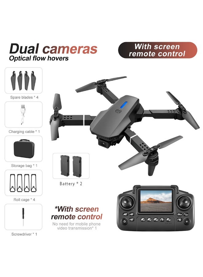 Closeli Foldable FPV Drone with Dual HD Cameras, Remote Control Quadcopter for Beginners, Rechargeable Controller, Intelligent Obstacle Avoidance, Optical Flow Hovering, 360° Flips, 3 Speed Modes, One-Key Takeoff Landing, Long Flight Time, App Control, RC Toy for Outdoor and Home Use with 2 Batteries - Image 2