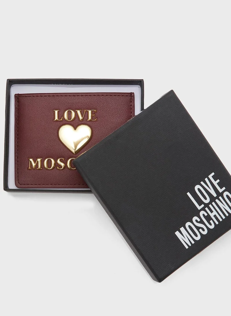 Love Moschino Bifold Logo Detail Purse