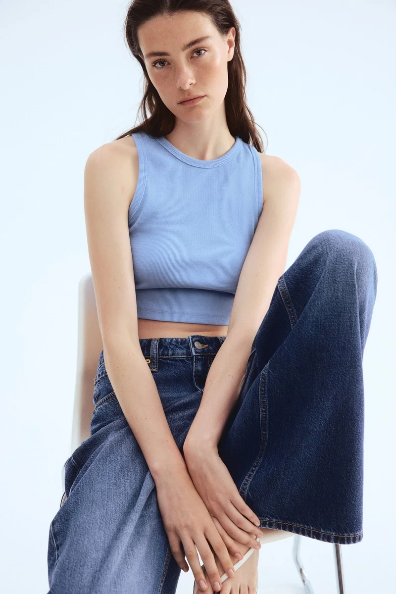 H&M Cropped vest top