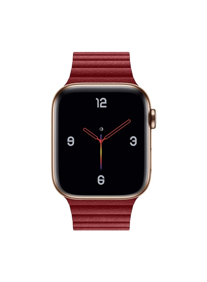 NIBEMINENT Replacement Band For Apple Watch Series 1/2/3/4 38mm Red - Image 3