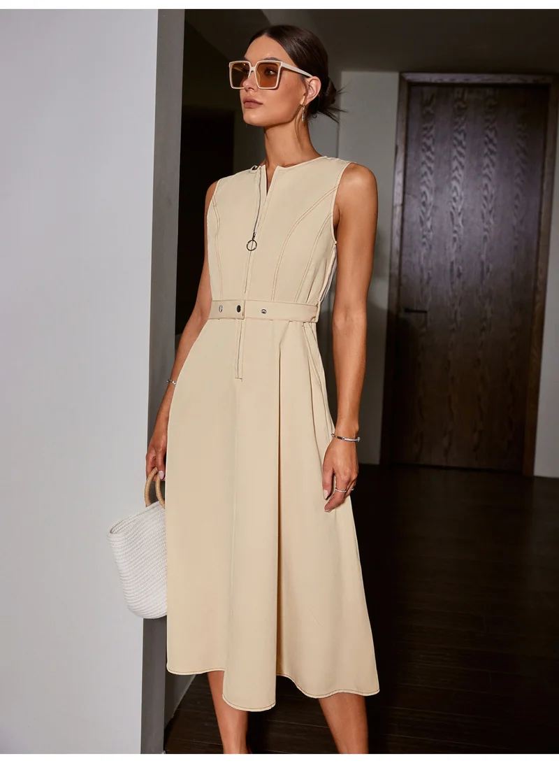 SIMPLEE Women's Summer Elegant DressLight & Comfortable Lightweight Cotton Blend Perfect for Outings