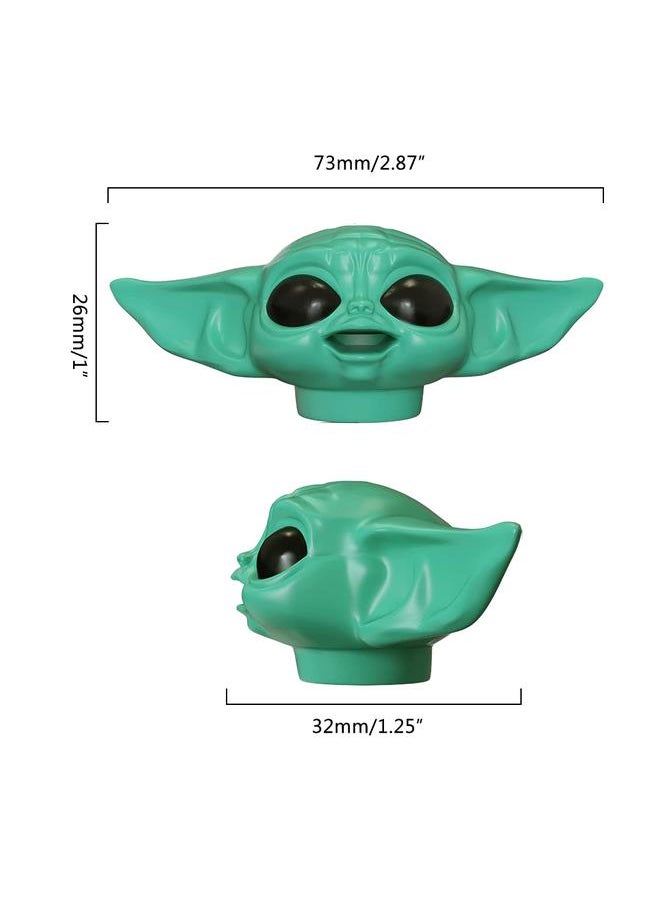 Cartoon Toothpaste Cap Dispenser for Kids Adults Film Figure Head Toothpaste Topper Funny Toothpaste Squeezer Gift for Film Fans