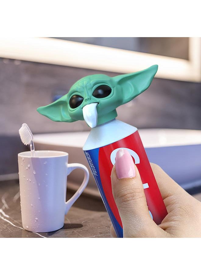 Cartoon Toothpaste Cap Dispenser for Kids Adults Film Figure Head Toothpaste Topper Funny Toothpaste Squeezer Gift for Film Fans