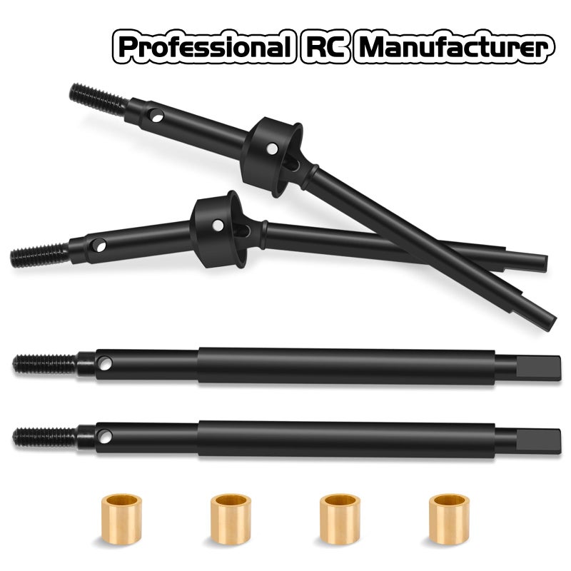 OGUNKE OGRC +5mm Extended Thread CVD Front Rear Axle Shafts Drive Shafts for 1/18 TRX4M Axles RC Upgrade Parts - Image 5