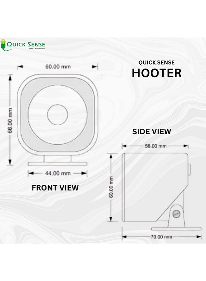 Quick Sense (QS-H2) 220V - 110dB Industrial Hooter Security Siren Alarm | Loud Buzzer for Banks, Hospitals, Mines, Hooter System | Police Siren for Car, Bike | Home Security Alarm - Image 5