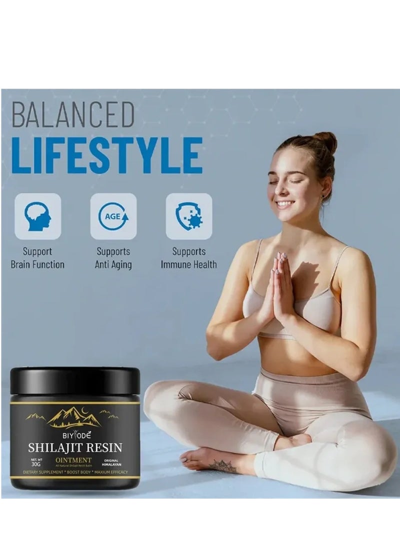 BIYODE Organic Himalayan Shilajit Resin for Men andWomen - PrimalEnergy & Immune Support with 85+Trace Minerals andFulvic Acid  - Image 4