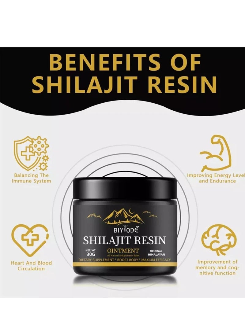 BIYODE Organic Himalayan Shilajit Resin for Men andWomen - PrimalEnergy & Immune Support with 85+Trace Minerals andFulvic Acid  - Image 3
