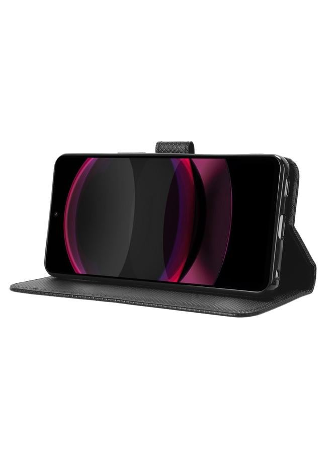 erorex Case For Sharp Aquos R8 Pro / Leica Leitz Phone 3 Diamond Texture Leather Phone Case - Image 5