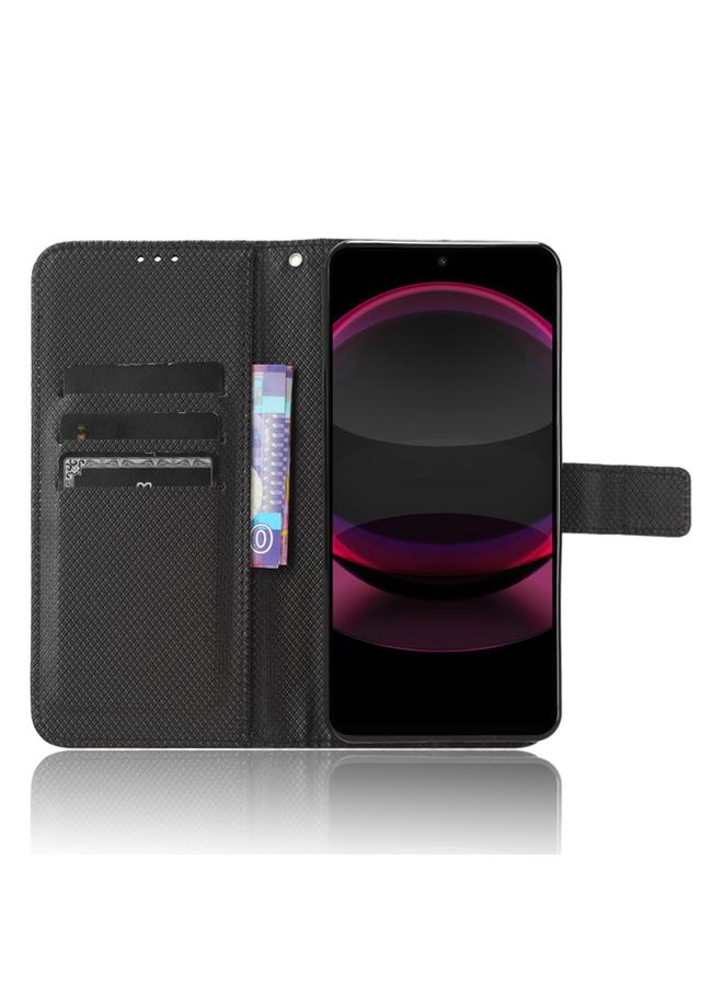 erorex Case For Sharp Aquos R8 Pro / Leica Leitz Phone 3 Diamond Texture Leather Phone Case - Image 4